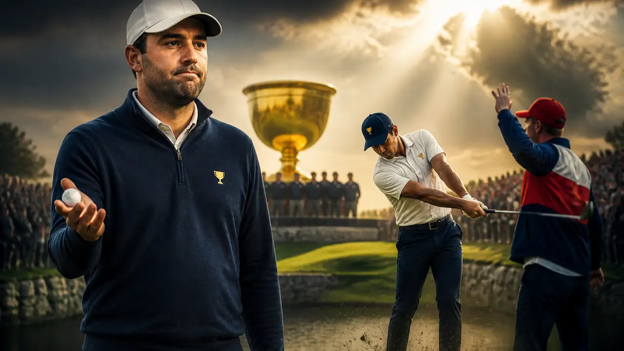 Scheffler conceded a 32-footer after a fan interrupted Echavarria’s swing cover