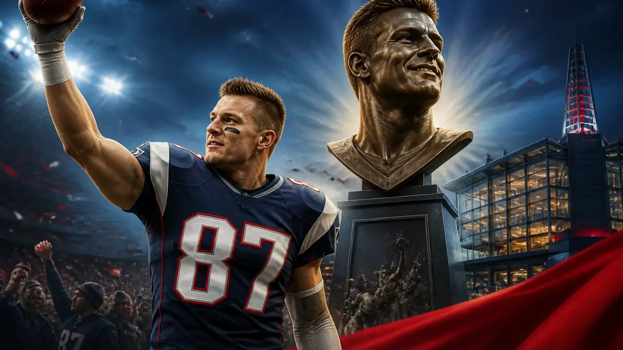 Gronkowski's Patriots Hall of Fame celebration has a November date cover