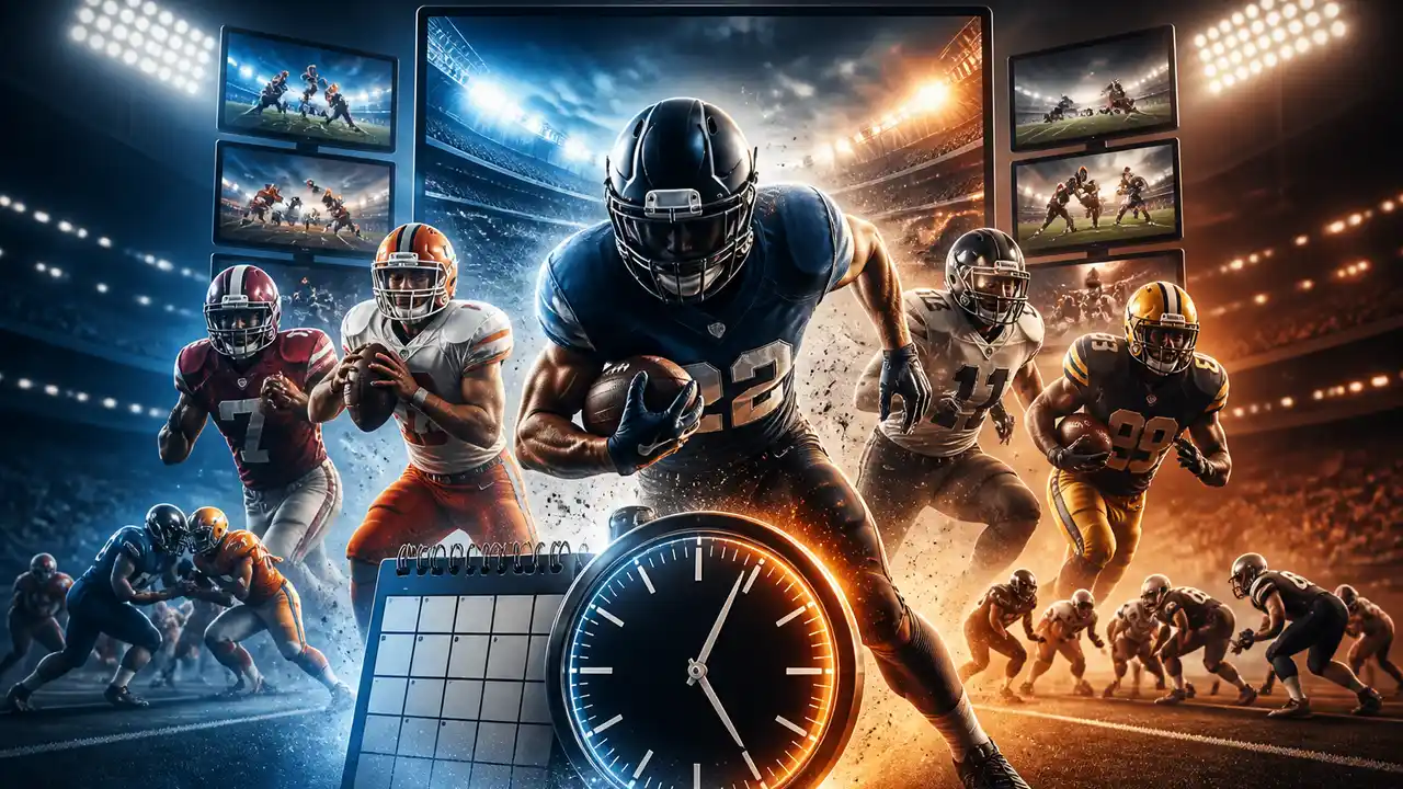 Football TV schedule: Sept. 24-28 kickoff times and channels cover