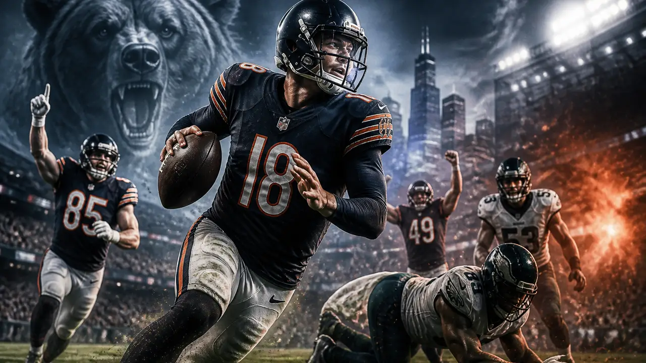 Keenum leads Bears past Eagles 27-7 with three touchdowns cover