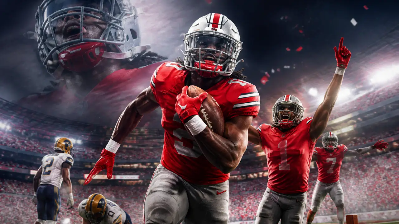 Jeremiah Smith moves to the top of Ohio State's receiving yardage record book cover