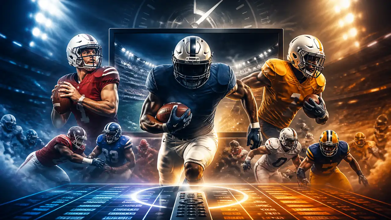 Football TV schedule: Sept. 24-28 kickoff times and channels cover