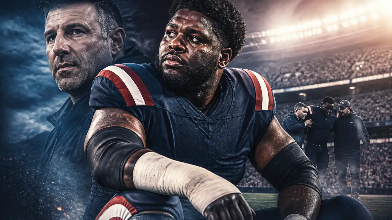 Mike Onwenu will miss the next few weeks as Patriots assess ankle injury cover