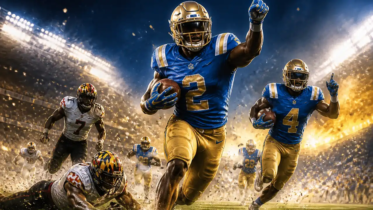 UCLA rolls past Maryland 54-3 as defense returns two interceptions for scores cover