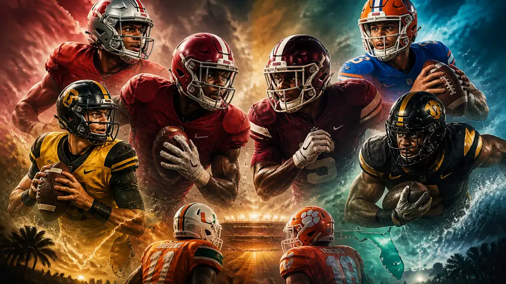 Saturday college football: three ranked matchups lead into Miami–Clemson cover