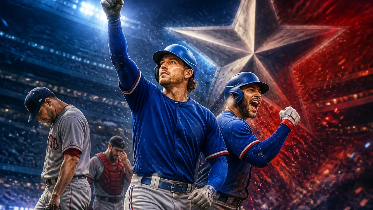 Rangers rally past Red Sox 7-3 to reach . 500 and pull even atop AL West cover
