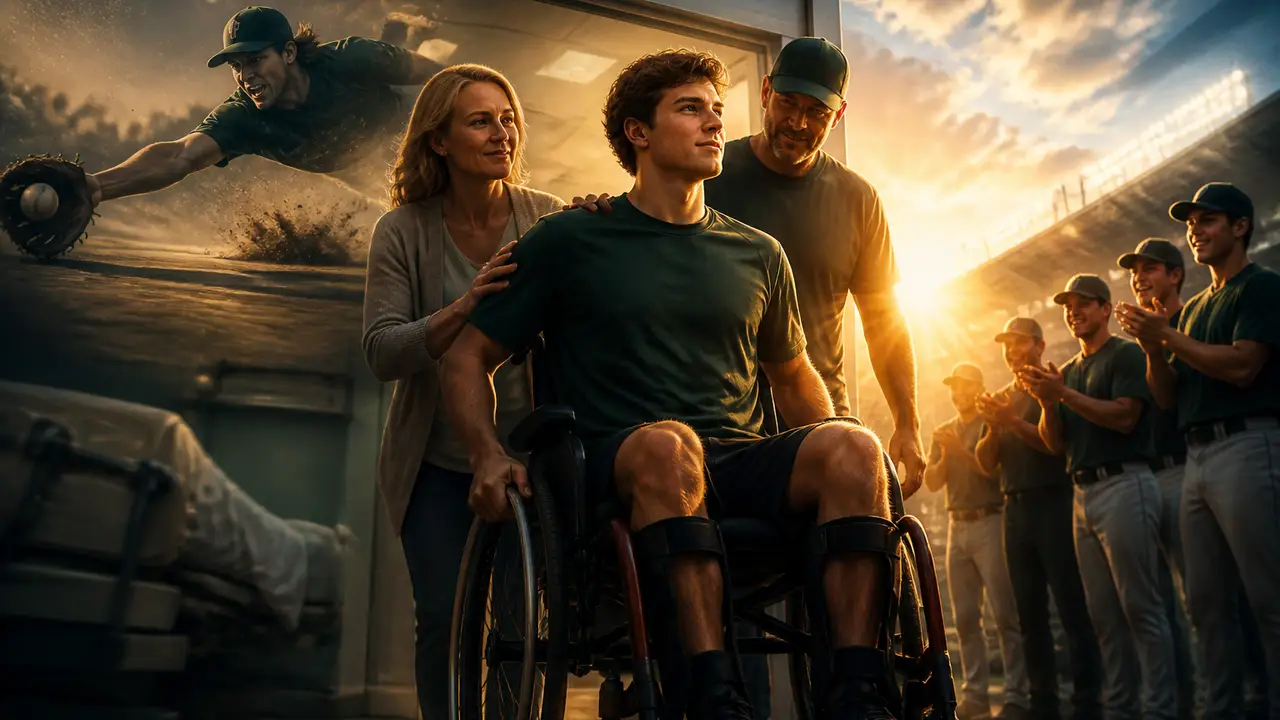 Athletics prospect Ryan Lasko leaves rehab hospital two months after spinal-cord injury cover
