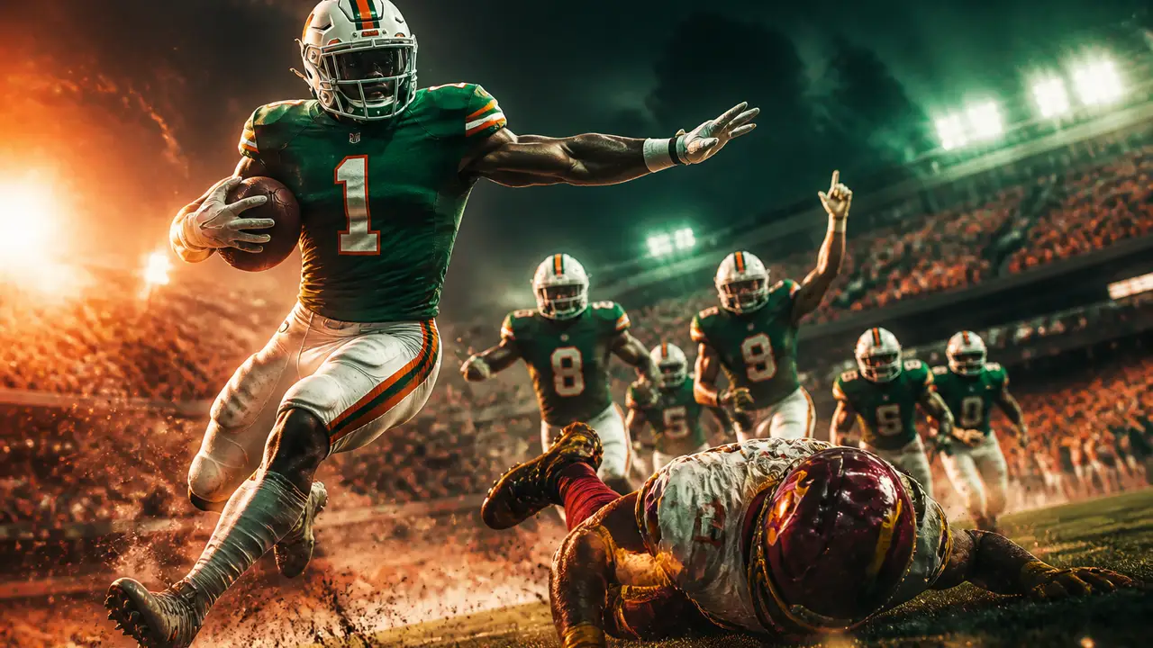 Miami holds Central Michigan to three points in 52-3 win cover