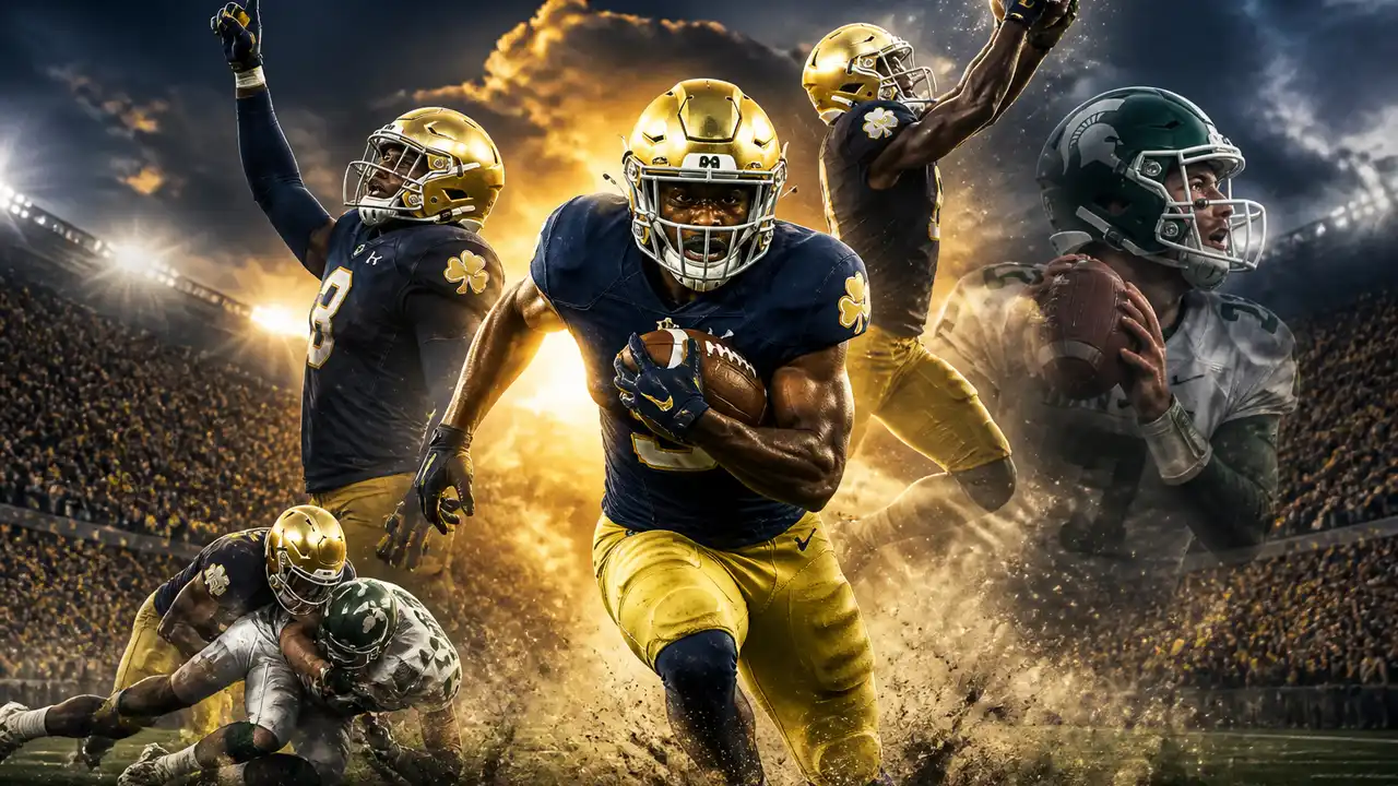 Notre Dame beats Michigan State 27-10 behind Nolan James Jr. And two interceptions cover