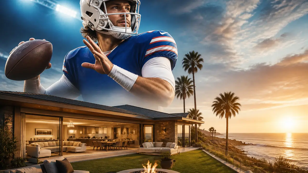 Josh Allen’s Dana Point retreat keeps the beach-house layout simple cover