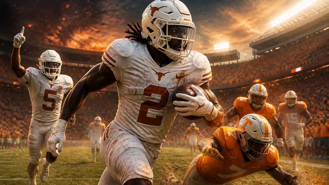 Texas holds off Tennessee 20-17 in SEC opener at Neyland Stadium cover