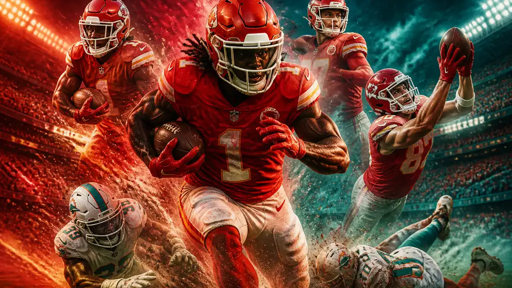 Walker scores twice as Chiefs finish 24-10 win over Dolphins cover