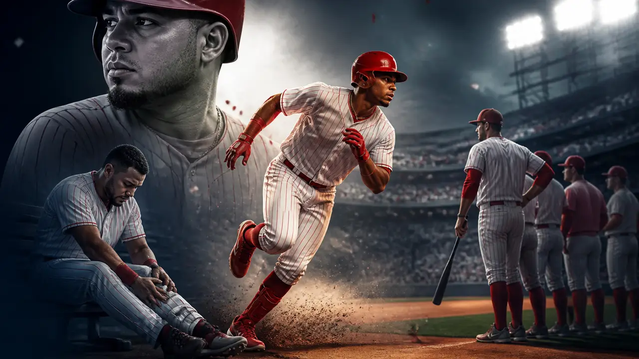 Phillies leave Luis Arráez off Wild Card roster because of ankle sprain cover