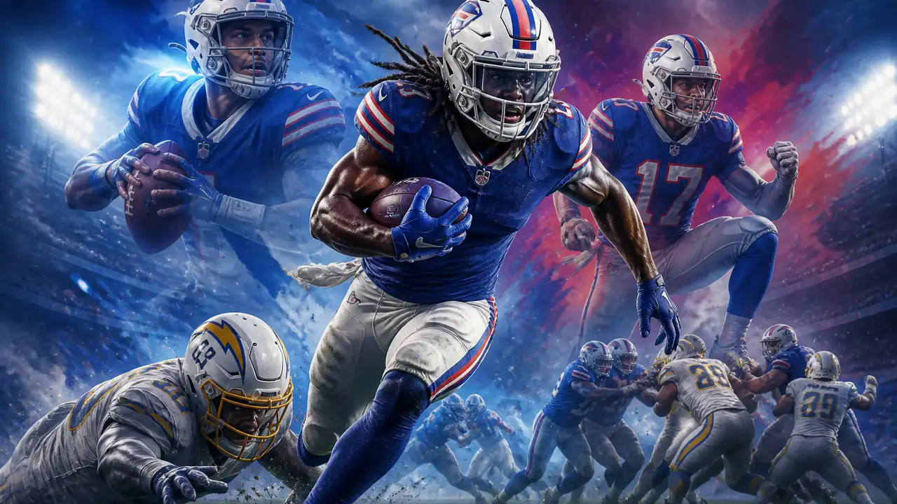 Bills survive five turnovers, beat Chargers 24-16 behind Cook cover