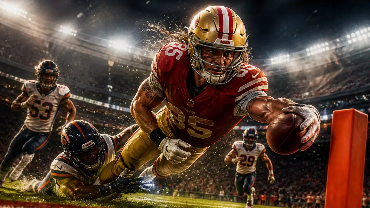 Kittle’s 56-yard touchdown seals 49ers’ 24-14 win over Broncos cover