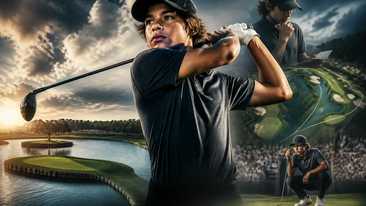 Charlie Woods’s Sawgrass stinger starts with a club-choice conversation cover
