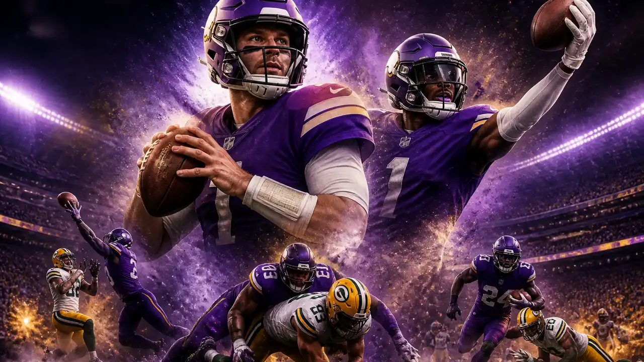 Wentz and Jefferson lead Vikings’ 29-point surge past Packers, 39–22 cover