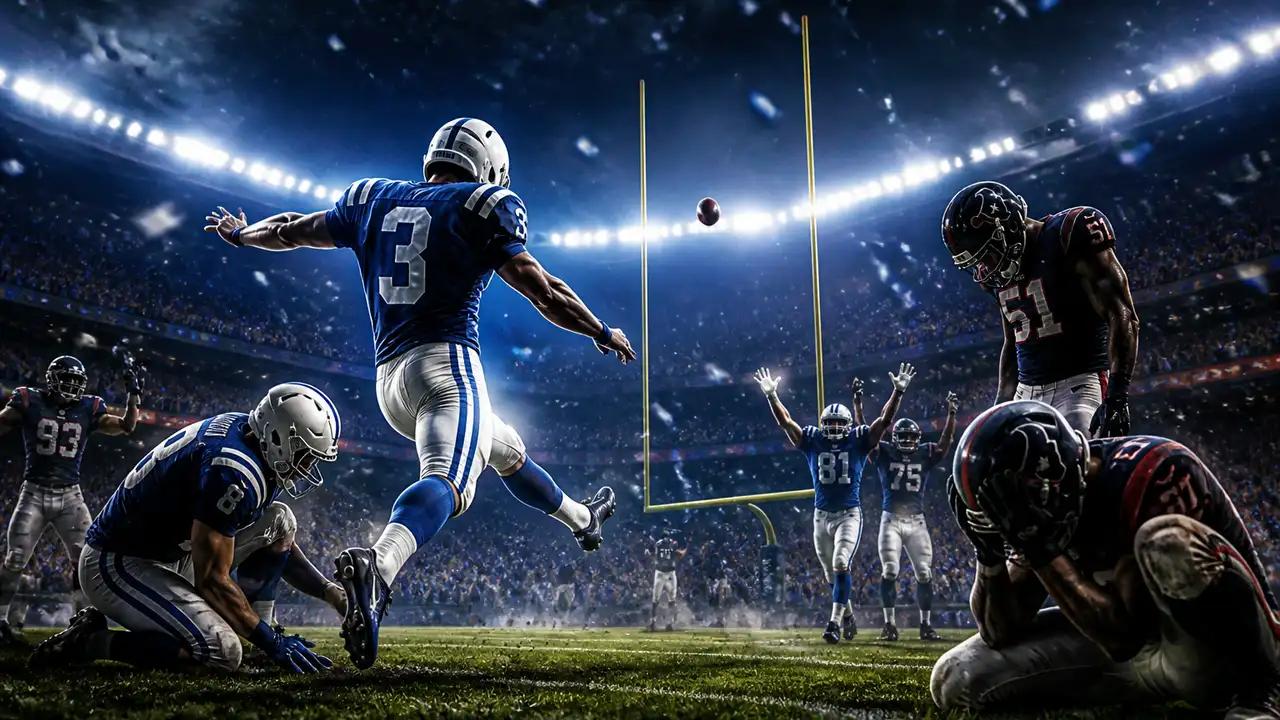 Shrader's 53-yard kick lifts Colts past Texans 19-17 with 16 seconds left cover