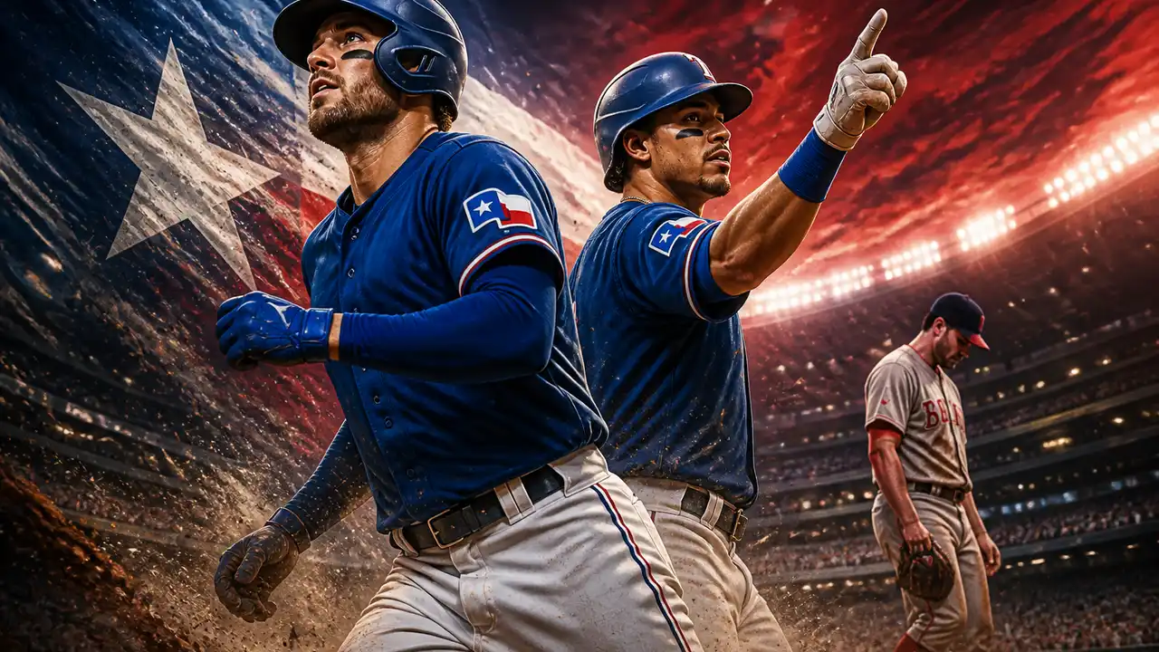 Rangers rally past Red Sox 7-3 to reach .500 and pull even atop AL West cover