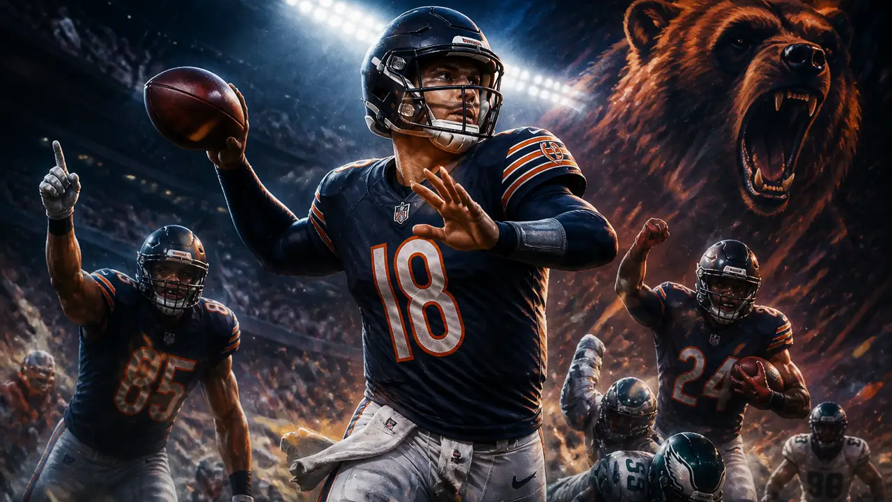 Keenum leads Bears to 27-7 Monday night win over Eagles cover