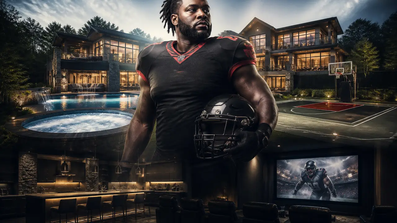 Grady Jarrett’s Georgia home gives entertaining its own floor cover