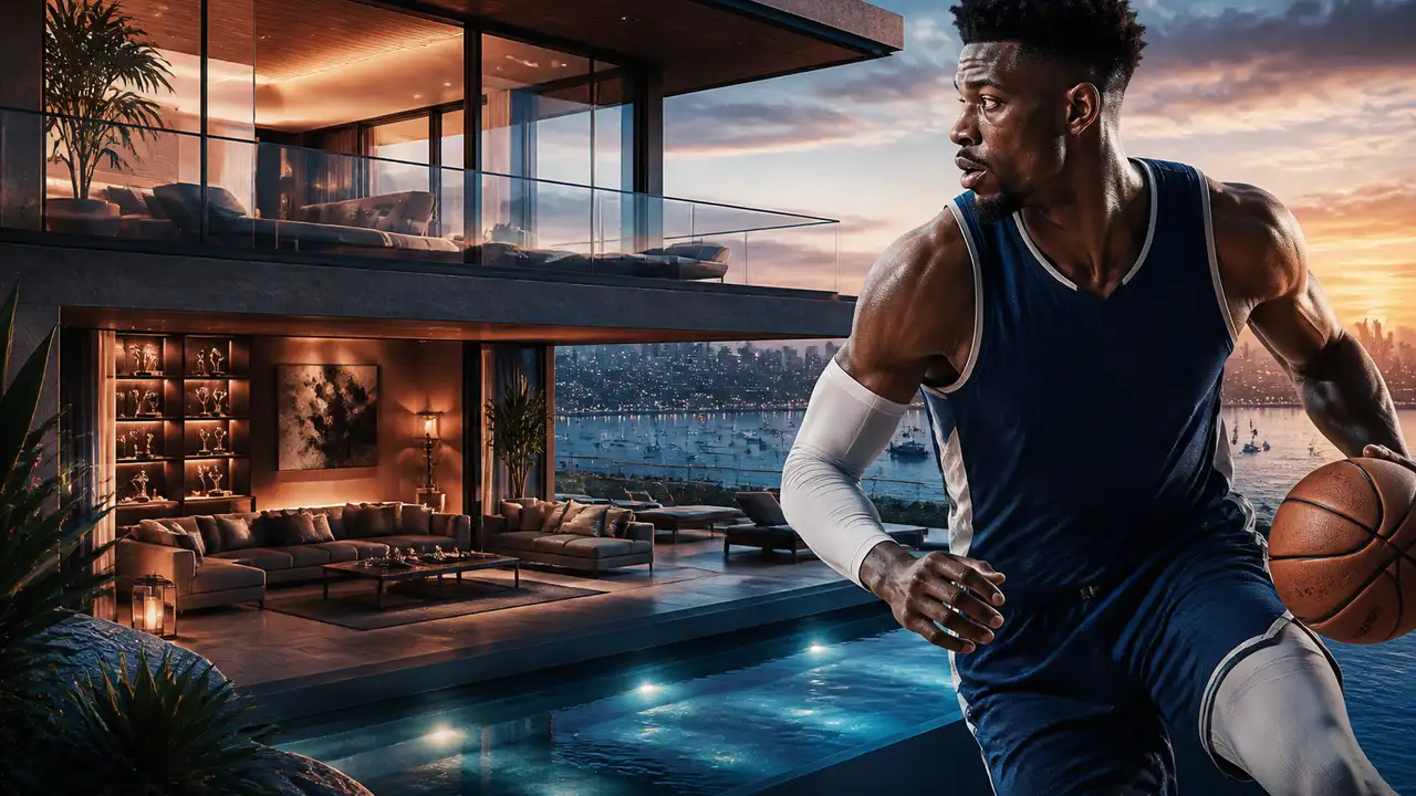 Gary Matthews Jr. ’s harbor-view home makes the most of two levels cover