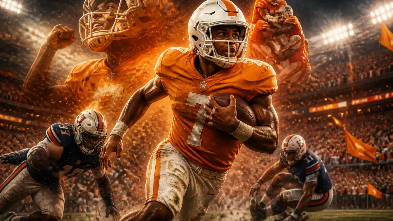 Bishop runs for 220 yards and three touchdowns as Tennessee beats Auburn 24-14 cover