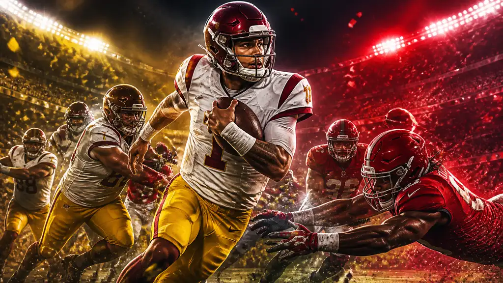 USC survives Rutgers 42-35 in a seven-touchdown Big Ten shootout cover