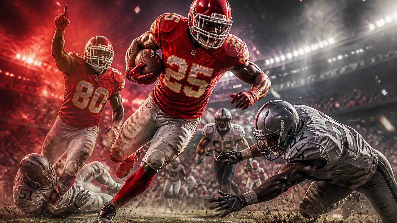 Walker scores twice in 19 seconds as Chiefs beat Raiders 30–27 cover