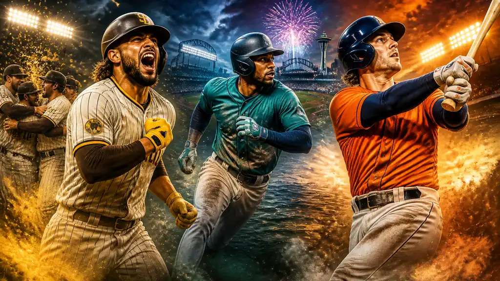 Thursday's late MLB finals: Padres clinch, Angels rally, Spence powers Astros cover