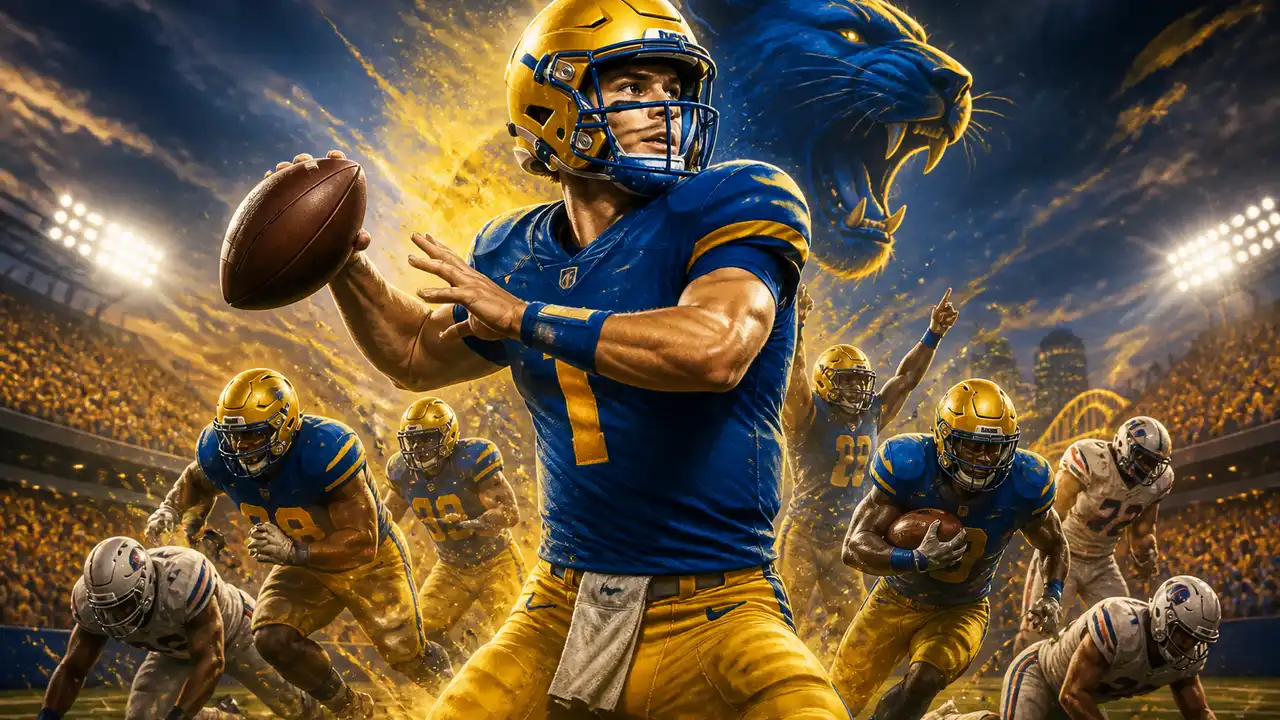 Pittsburgh shuts out Bucknell 59-0 behind six touchdown passes from Mason Heintschel cover