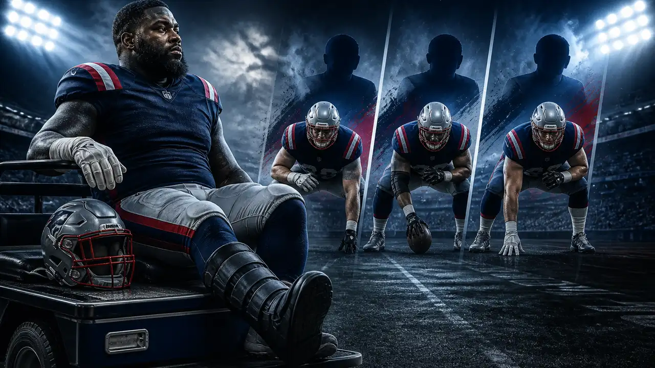 Onwenu goes on injured reserve as Patriots weigh right-guard options cover