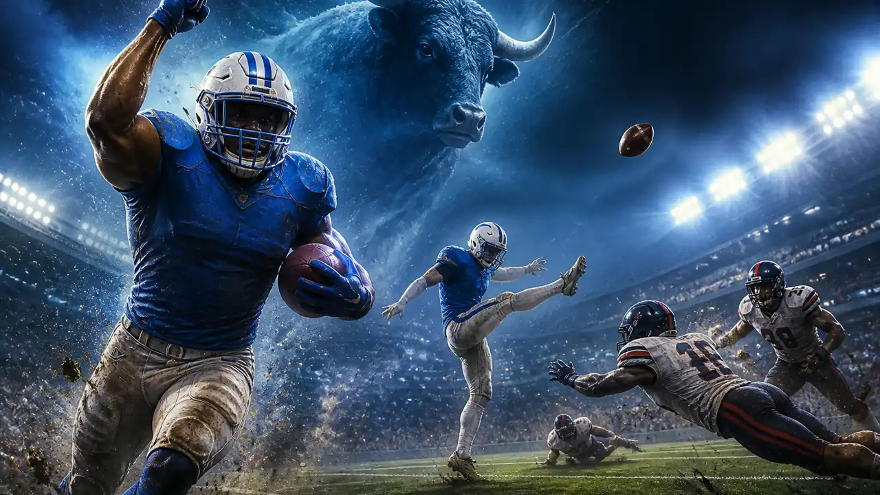 Buffalo survives Robert Morris 31-28 after late Hautanen field goal cover