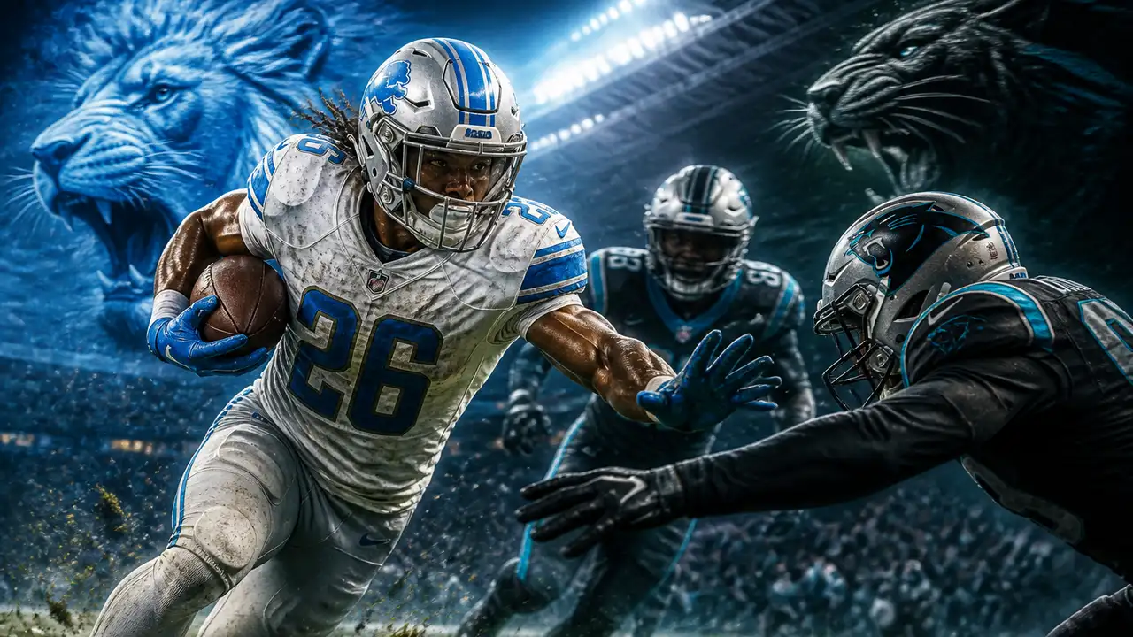 Gibbs leads Lions into Sunday night against Carolina’s depleted secondary cover