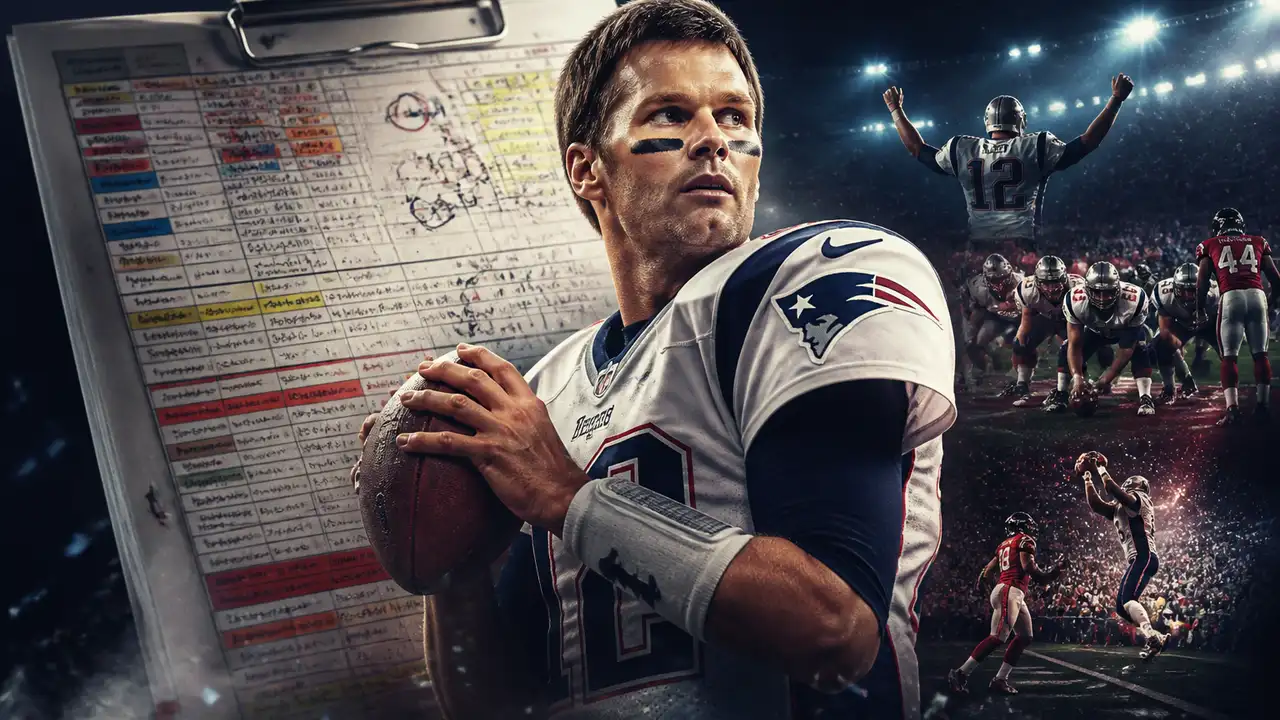 Tom Brady brings his Super Bowl LI call sheet back to television cover