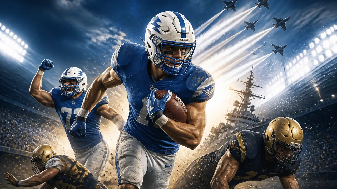 Szarka scores twice as Air Force holds off Navy 14–9 cover