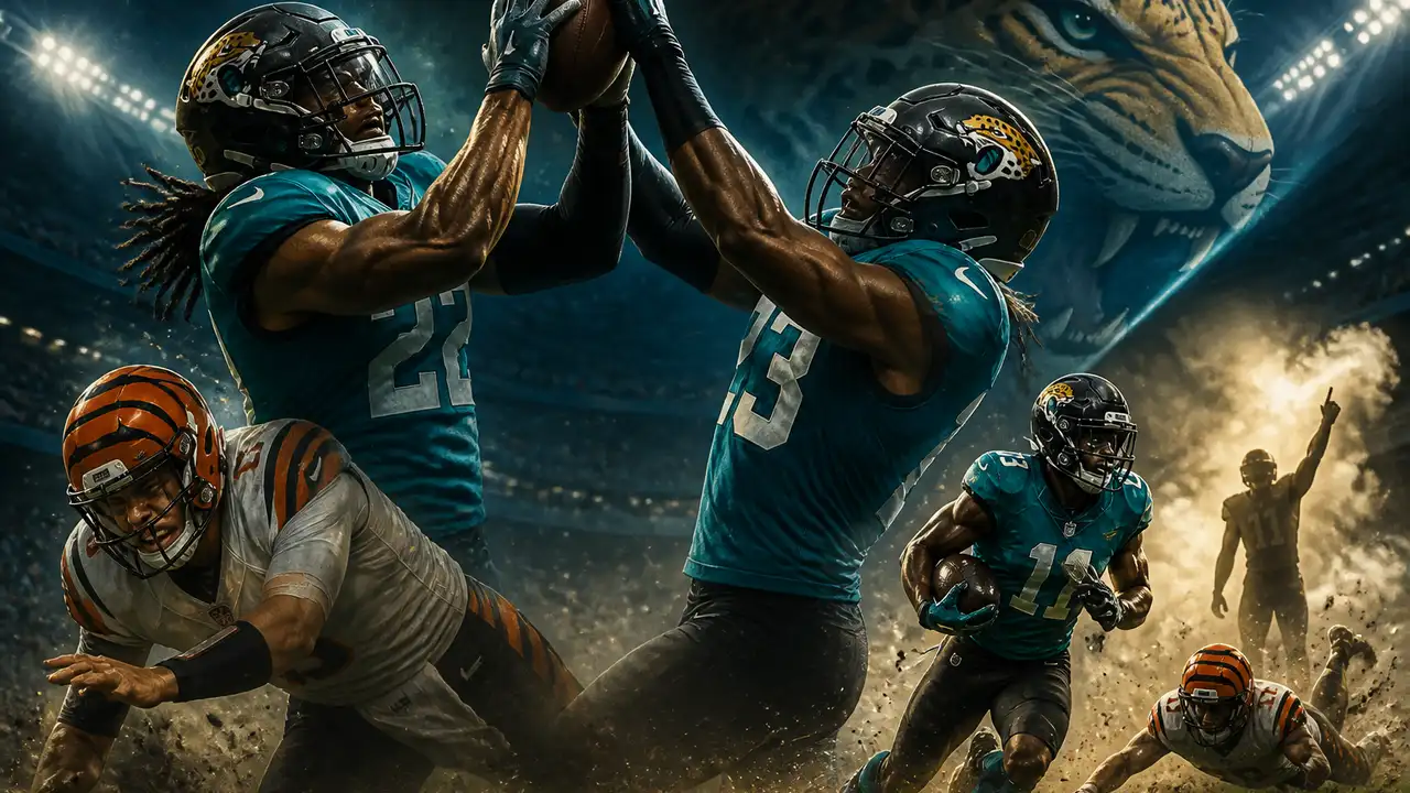 Jaguars stop Bengals a yard short to hold on, 22–17 cover
