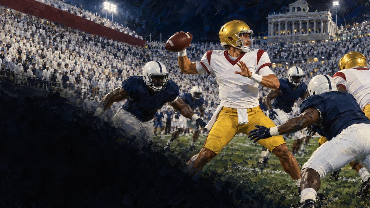 Maiava throws three touchdowns as USC beats Penn State, 31-23 cover