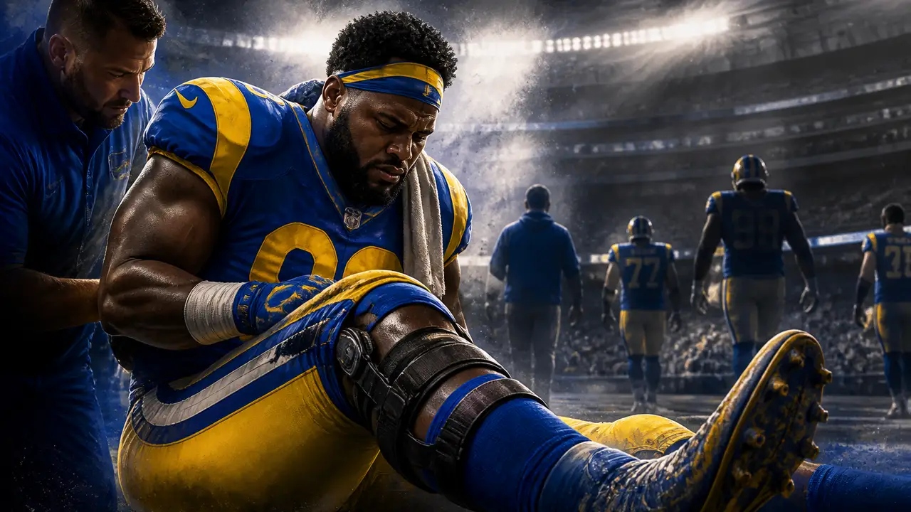 Rams place Myles Garrett on injured reserve as knee recovery timeline remains open cover