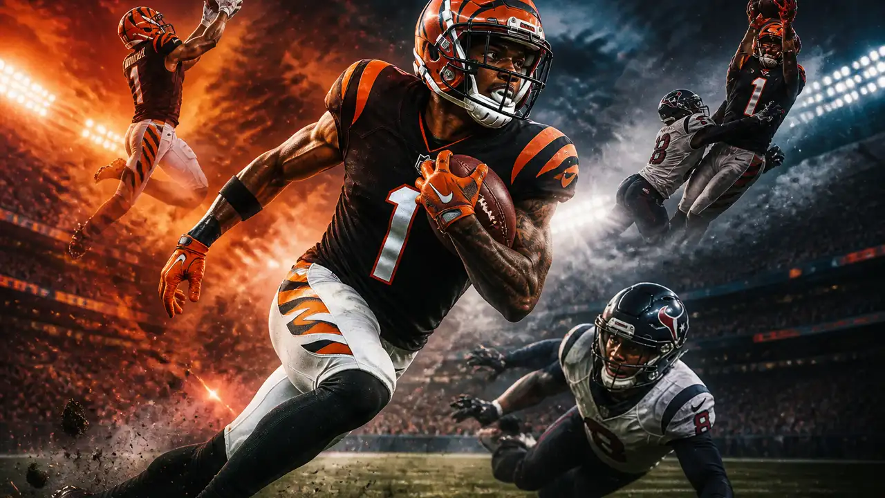 Ja’Marr Chase scores twice as Bengals hold Texans without a touchdown cover