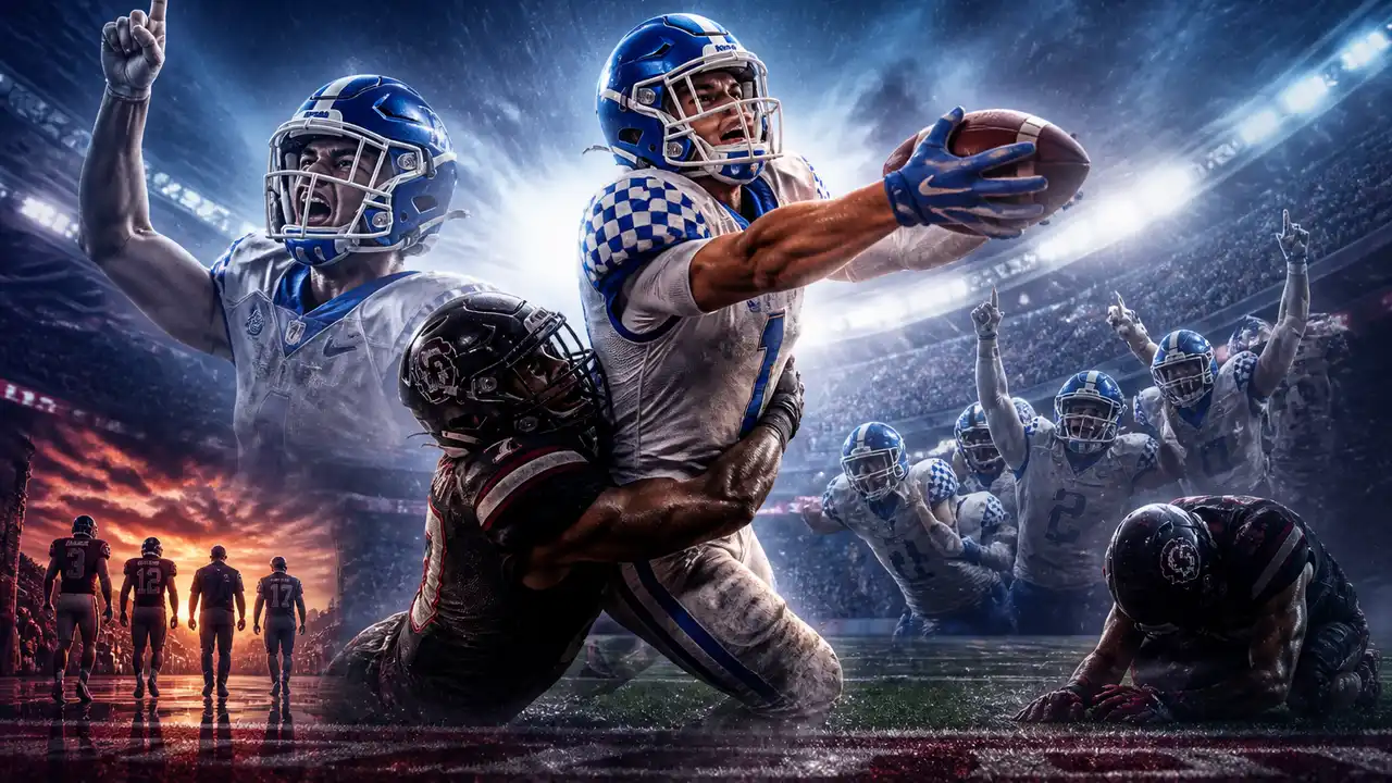Kentucky wins 35–34 in overtime on Minchey’s two-point pass cover