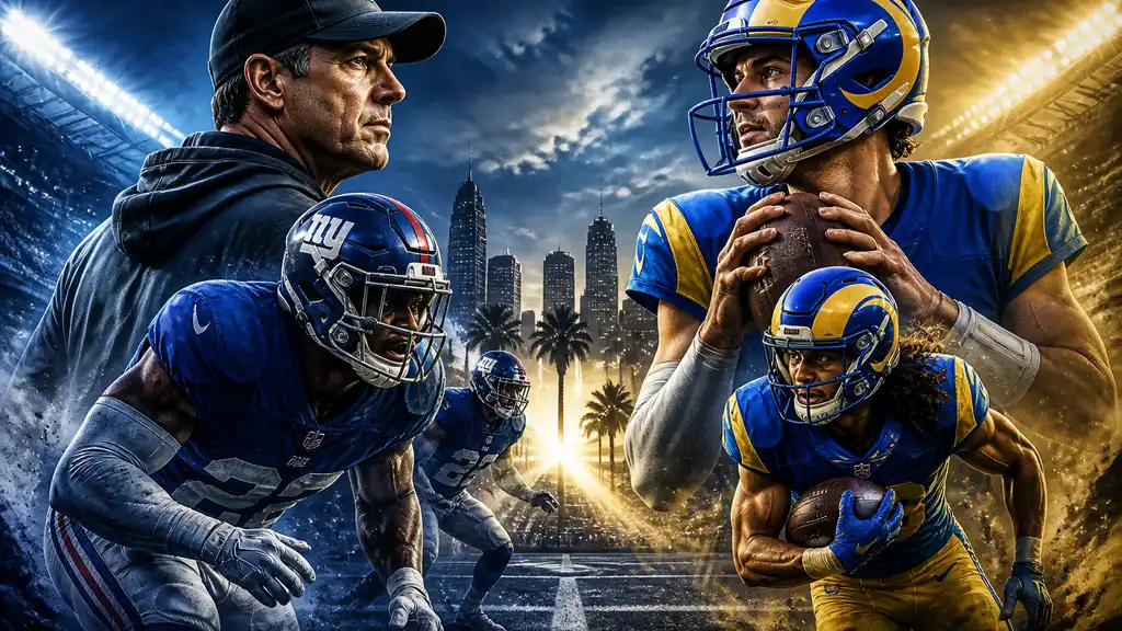 Giants' 1-0 start meets Rams' rebound test on Monday Night Football cover