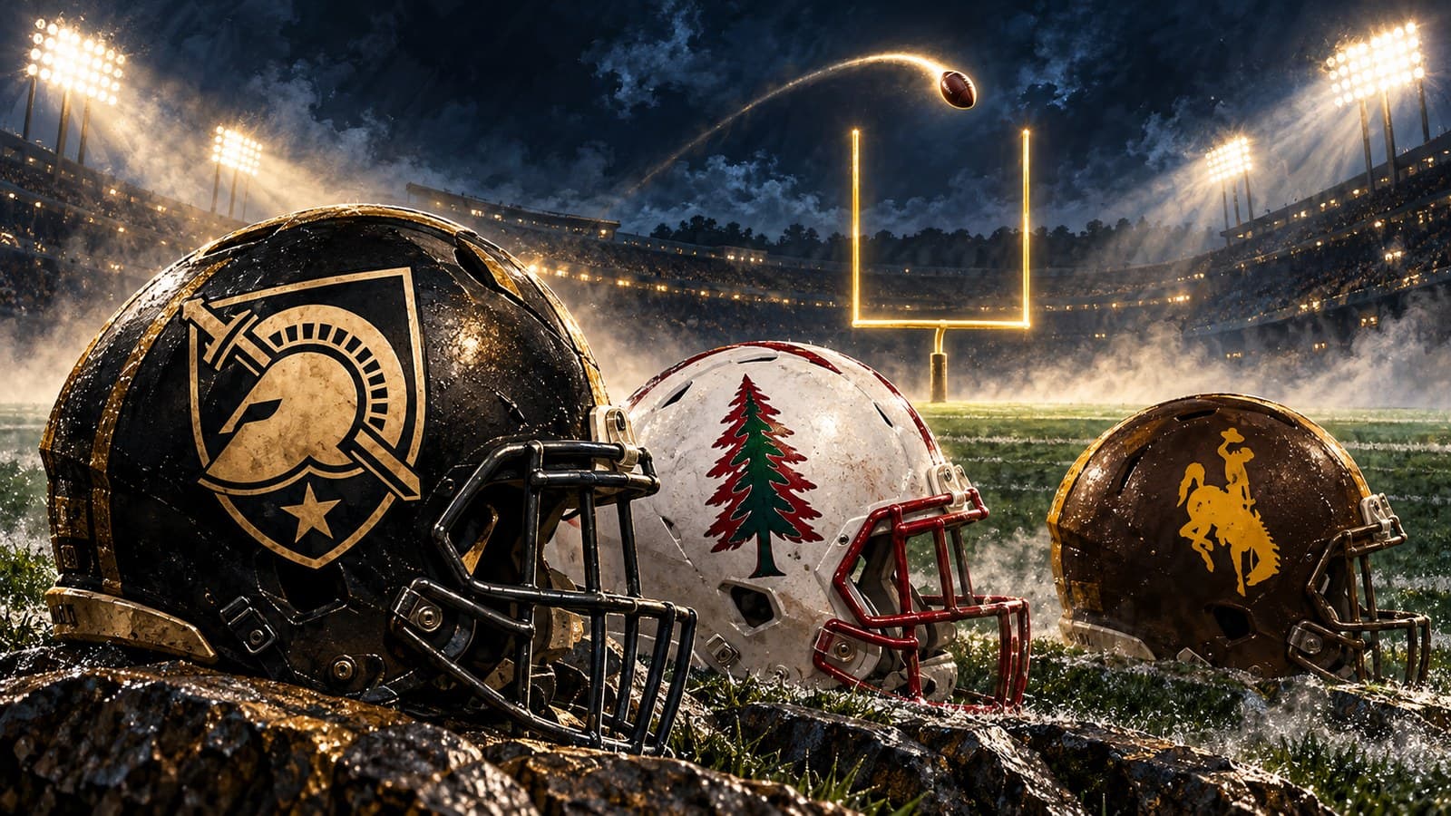 Army wins on the final play while Stanford and Wyoming hold on in Friday's late college football cover