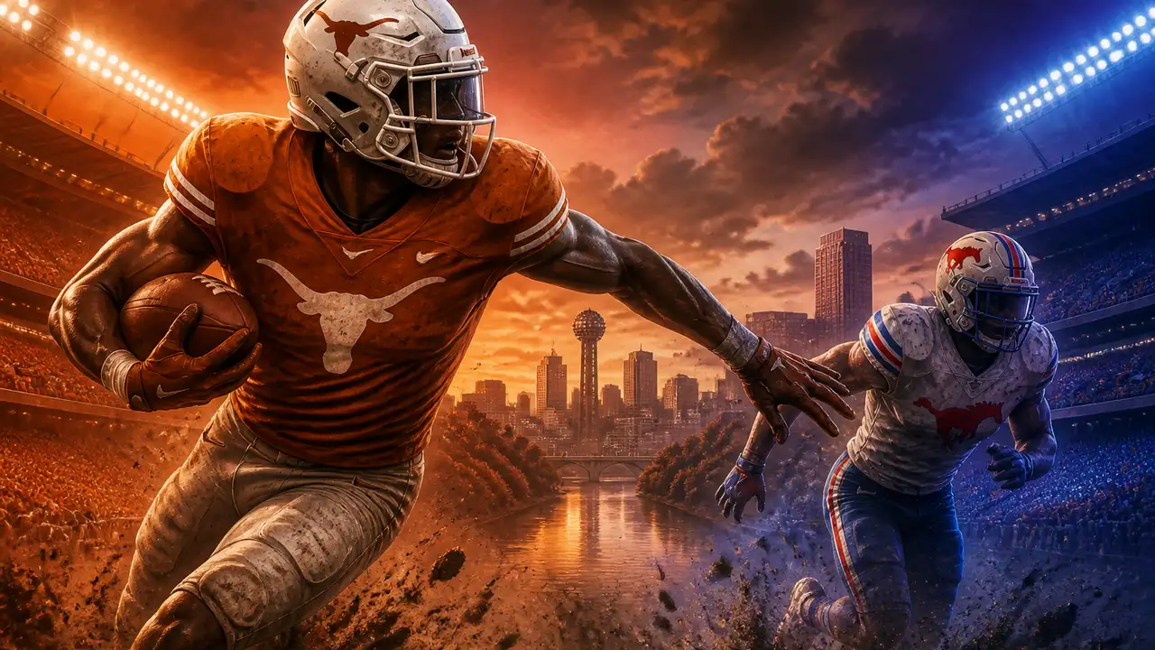 Texas stays No. 1 for Red River; SMU slips to No. 24 after win cover