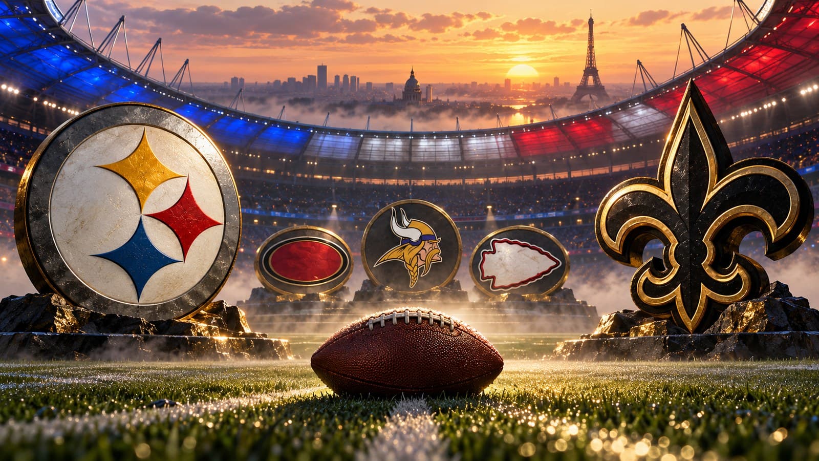 Steelers and Saints play the first NFL game in France as three unbeaten teams take the field Sunday cover