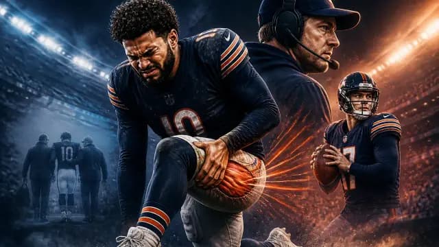 Bears say Caleb Williams is week-to-week after hamstring injury cover