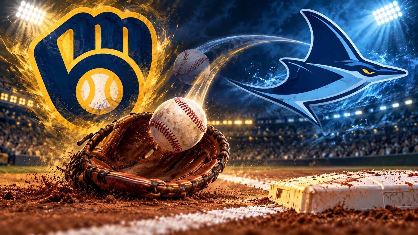 Brewers hold off the Rays 3-2 in World Series Game 1 after a ninth-inning replay reversal cover