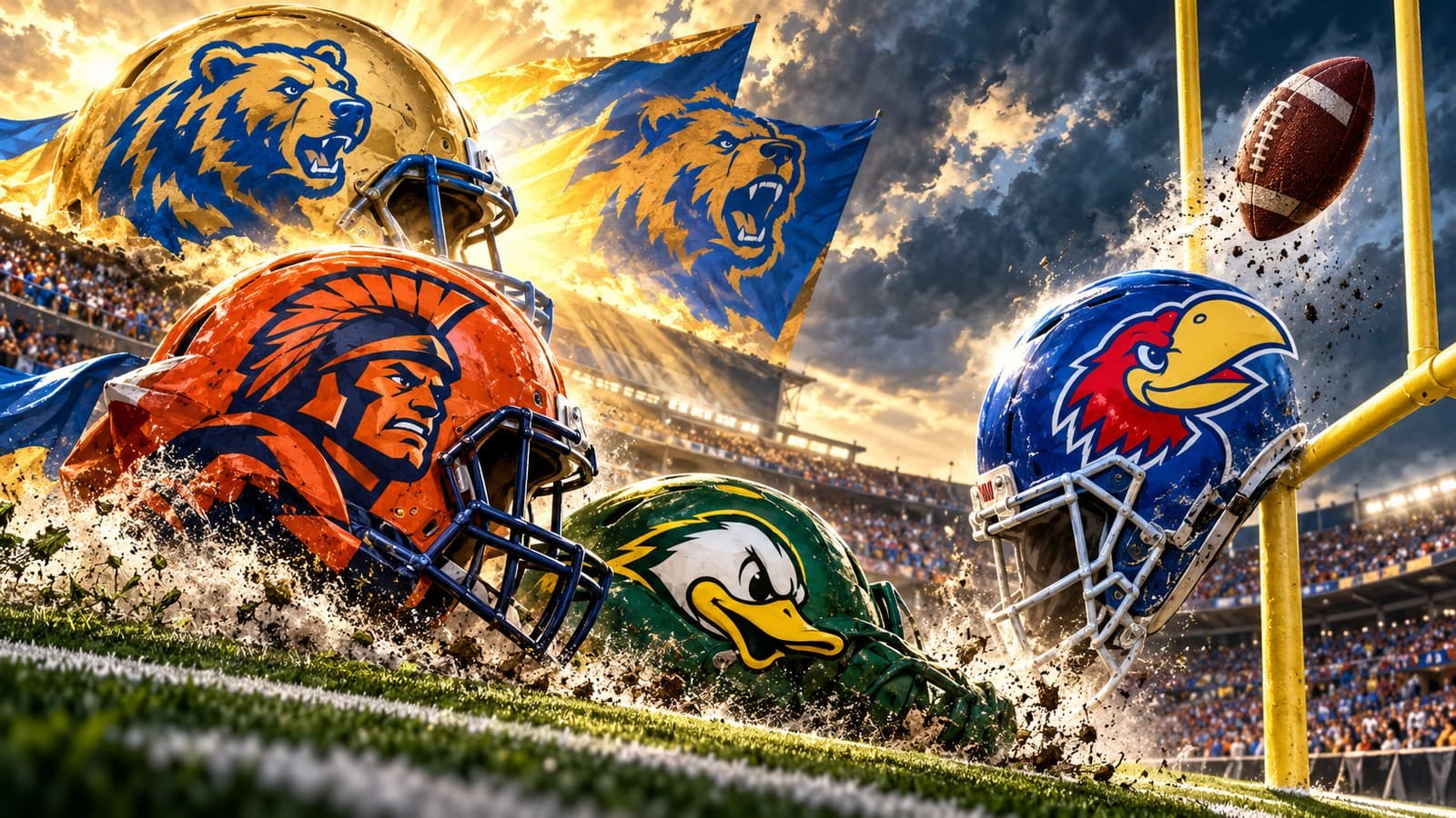 Saturday afternoon window: UCLA hits 7-0, Illinois beats Oregon and Kansas wins on a block cover
