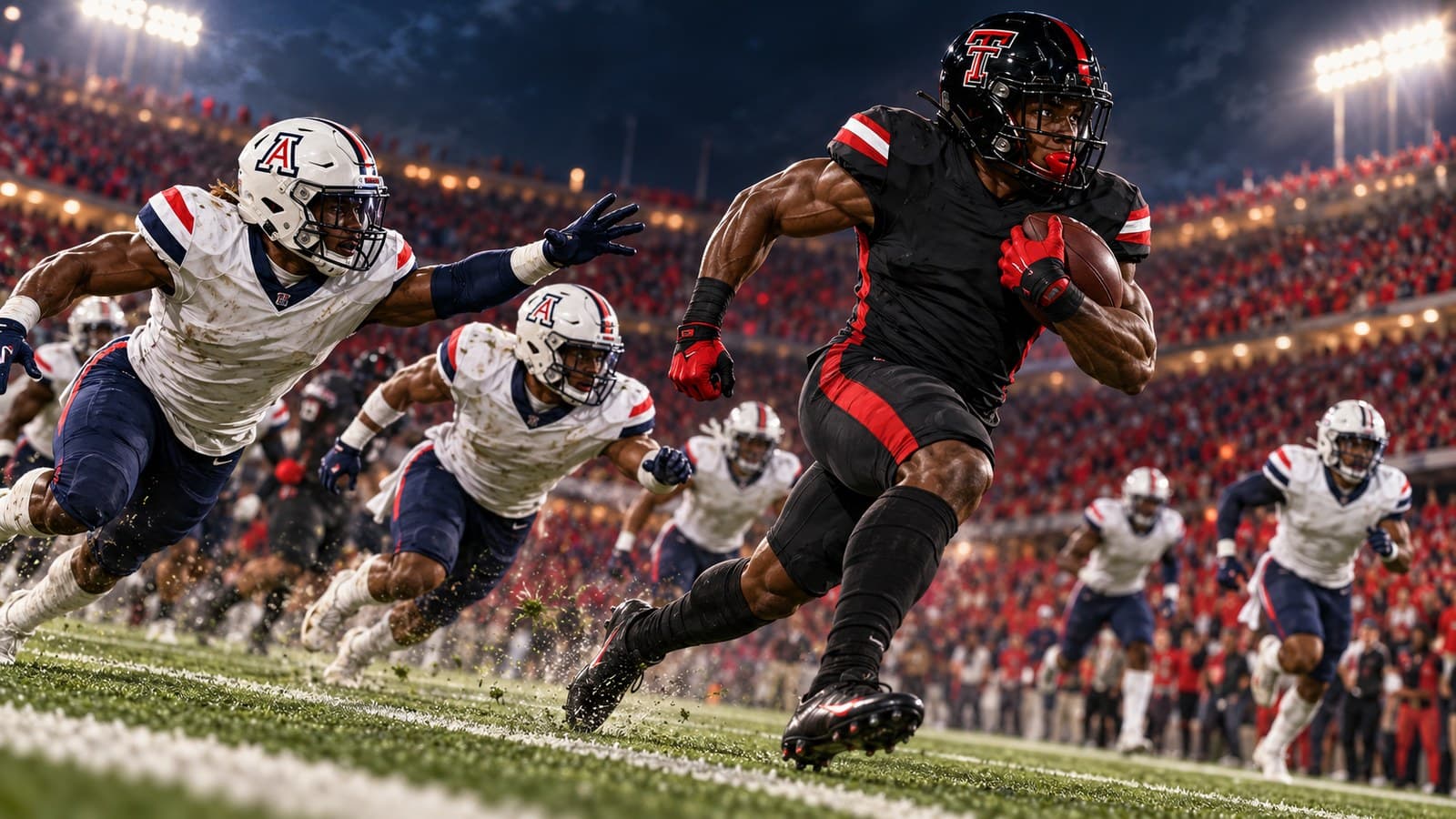 J'Koby Williams' 64-yard TD seals No. 13 Texas Tech's 34-26 win over Arizona cover