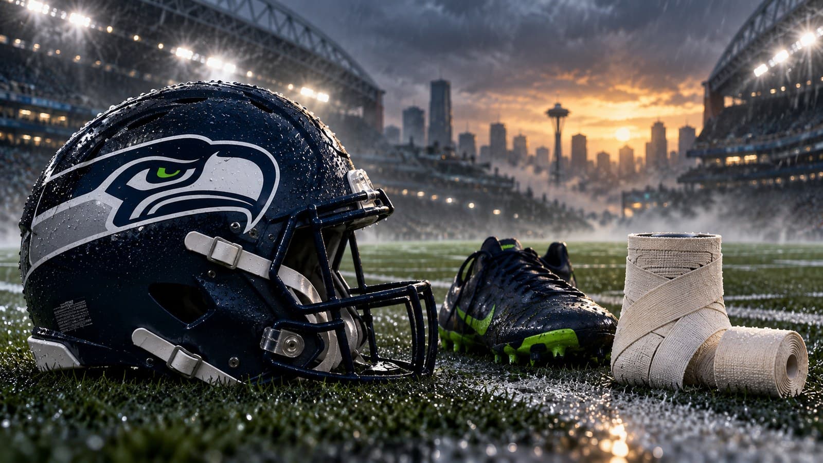Seahawks left tackle Charles Cross has a high ankle sprain and will miss time cover